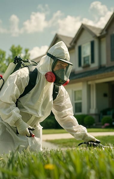 Residential Pest Control Central Arkansas by certified Hicks Home Defense technician Pest Control Blog Arkansas Hicks Home Defense expert inspecting home for Pest Library Central Arkansas guidance